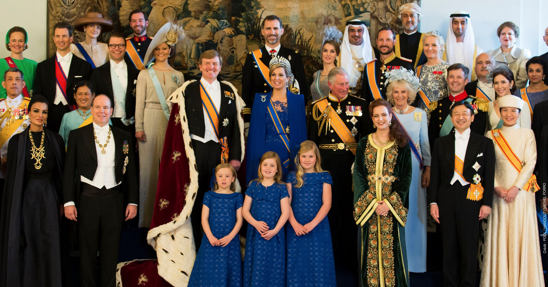 Eurohistory: The Netherlands: Official Photo of the Royals Attending