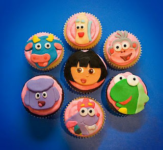 Cupcakes Dora la Exploradora para Fiestas Infantiles