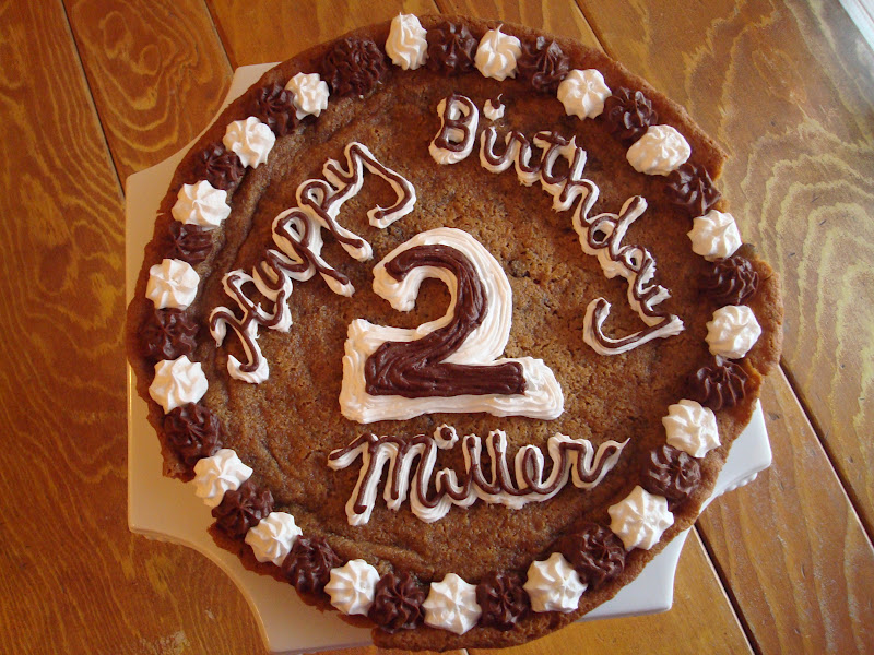 Breaking Bread Together! Mall Cookie Cake Knockoff