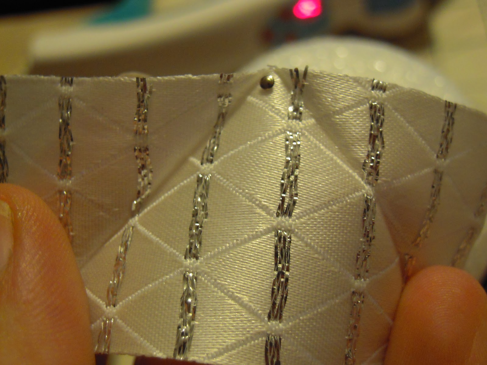 Creative Chaos Quilted/Folded Ribbon Ornament Tutorial