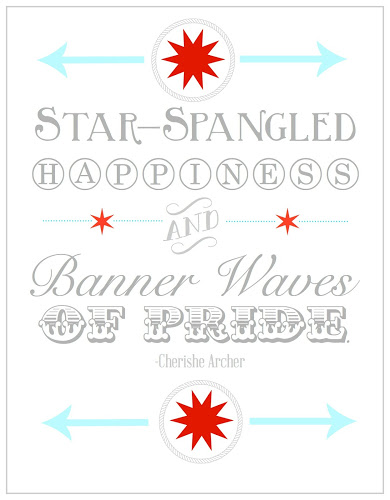 4th of July Printable from Blissful Roots