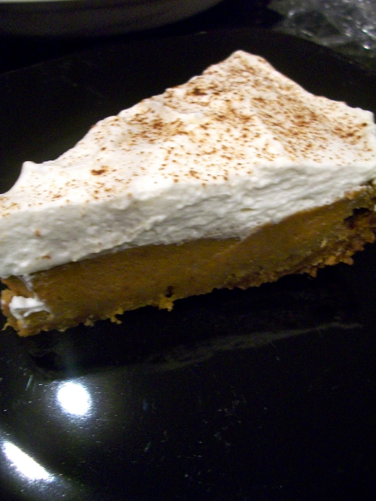 Brooke Bakes Eggnog Pumpkin Pie