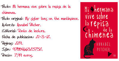 Love Secrets: Reseña: Mi hermana vive sobre la repisa de la chimenea