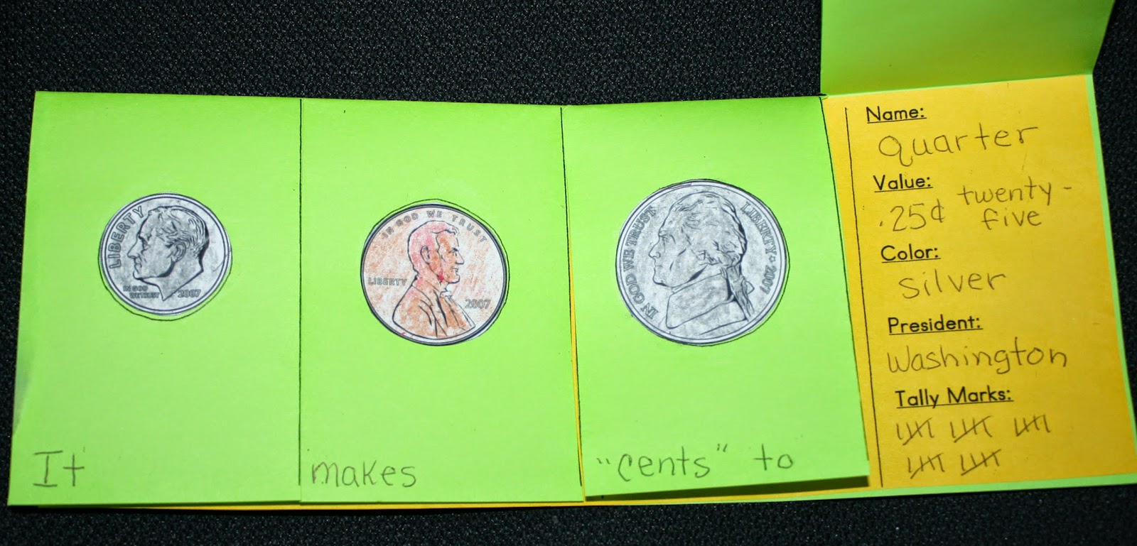 Classroom Freebies Coin Flip Booklet Craft