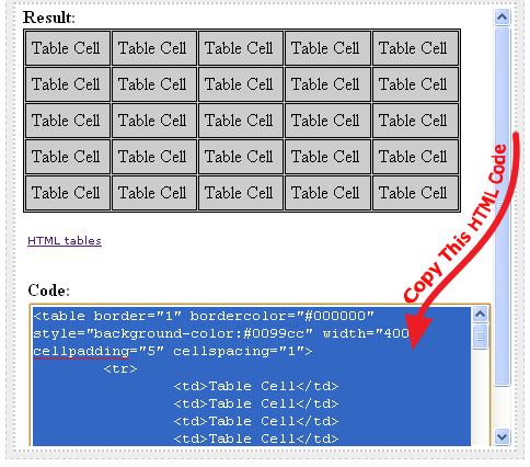 கோடிங் எழுத தெரியாதவர்களும் இனி அழகான HTML டேபிள்கள் உருவாக்க Online+table+creater1