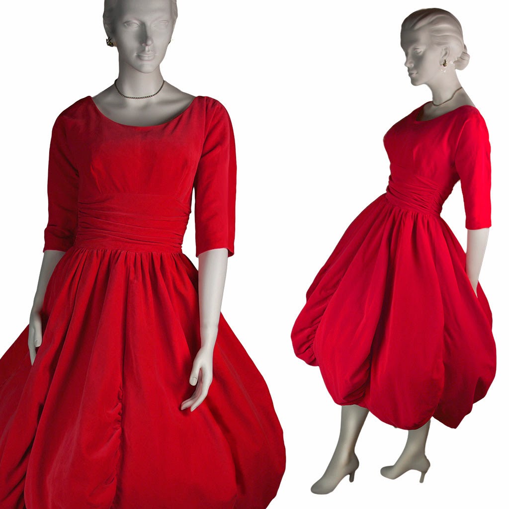 The Gilded Griffin Now on ETSY! Vintage 1950s Bubble Dress With