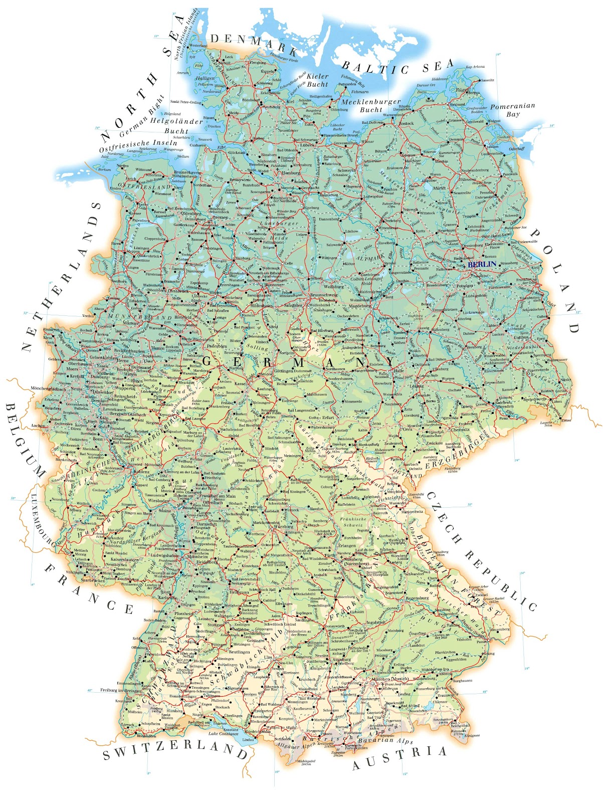 Diarios de V 2.0: Alle Karten von Deutschland in der Computergrafik zum