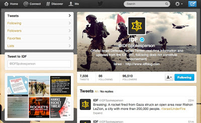 Israel Defense Forces Twitter Account