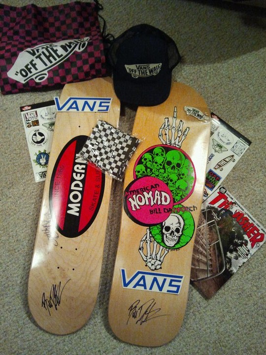MOTORCITYBLOG FREE Signed Skateboard Decks from Tony Alva and Bill