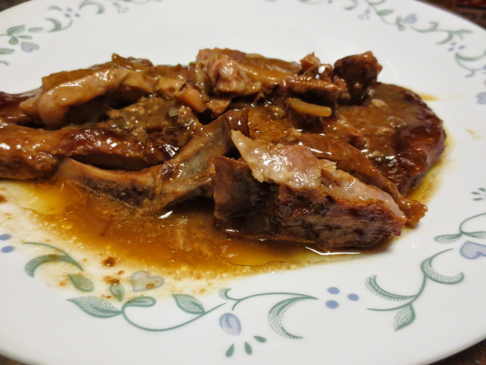 Low Carb Comfort Crock Pot Pork Chops and Gravy