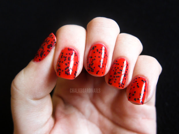 coral and black jelly sandwich