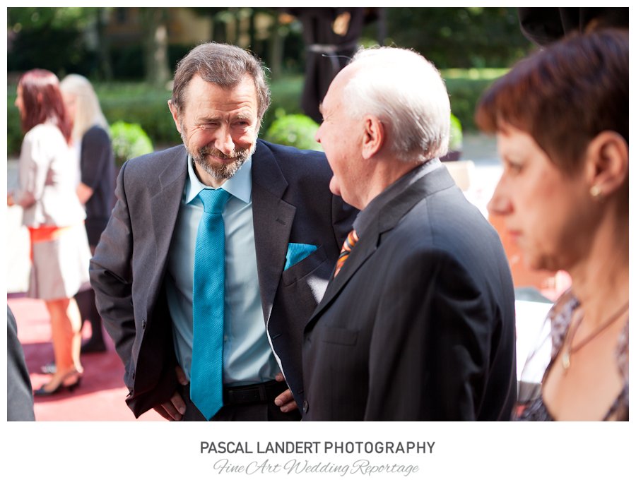 Der Brautvater kurz vor der standesamtlichen Zeremonie in Bad Tölz