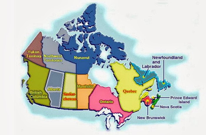 Map of Canada