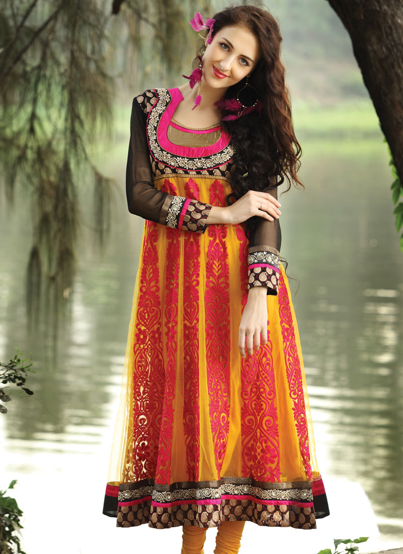 anarkali indian dress
