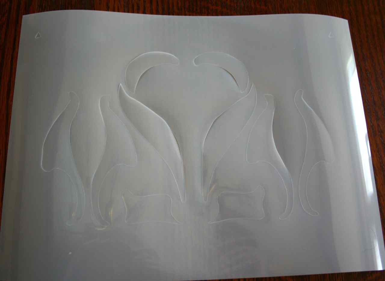 Laurelhurst Craftsman Bungalow Cutting a New Stencil