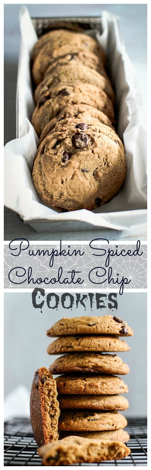 Pumpkin Spiced Chocolate Chip Cookies Forks N Knives