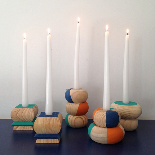 La decoración de mis mesas: como hacer candelabros con patas de ... DIY Ideas Candelabros