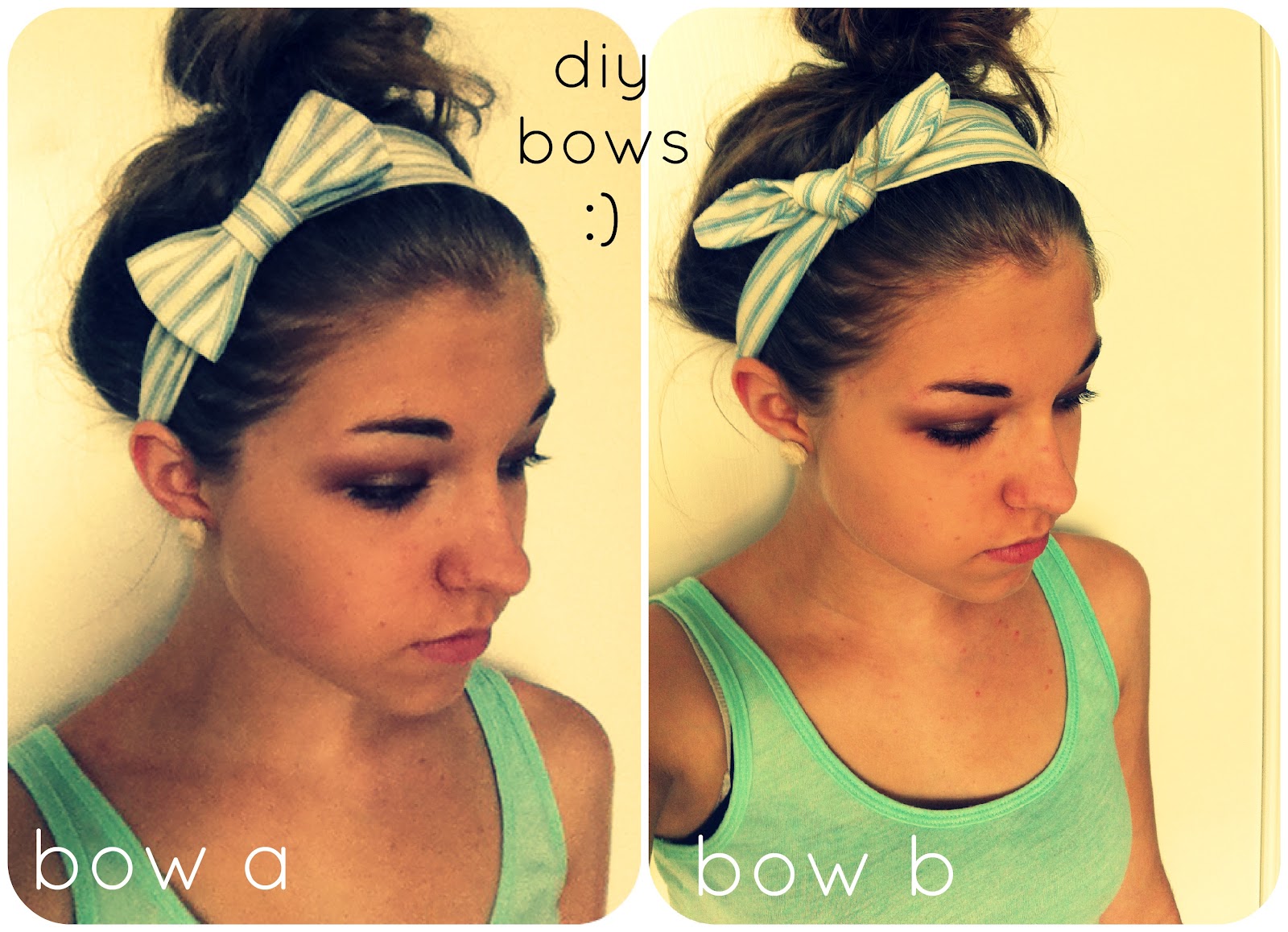 much more than the birds diy bow headbands