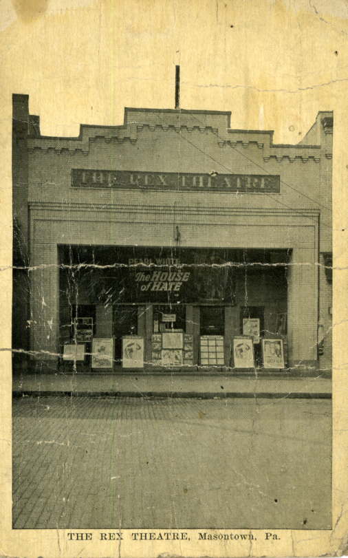 Theatre Talks Rex Theatre, Masontown, Pennsylvania