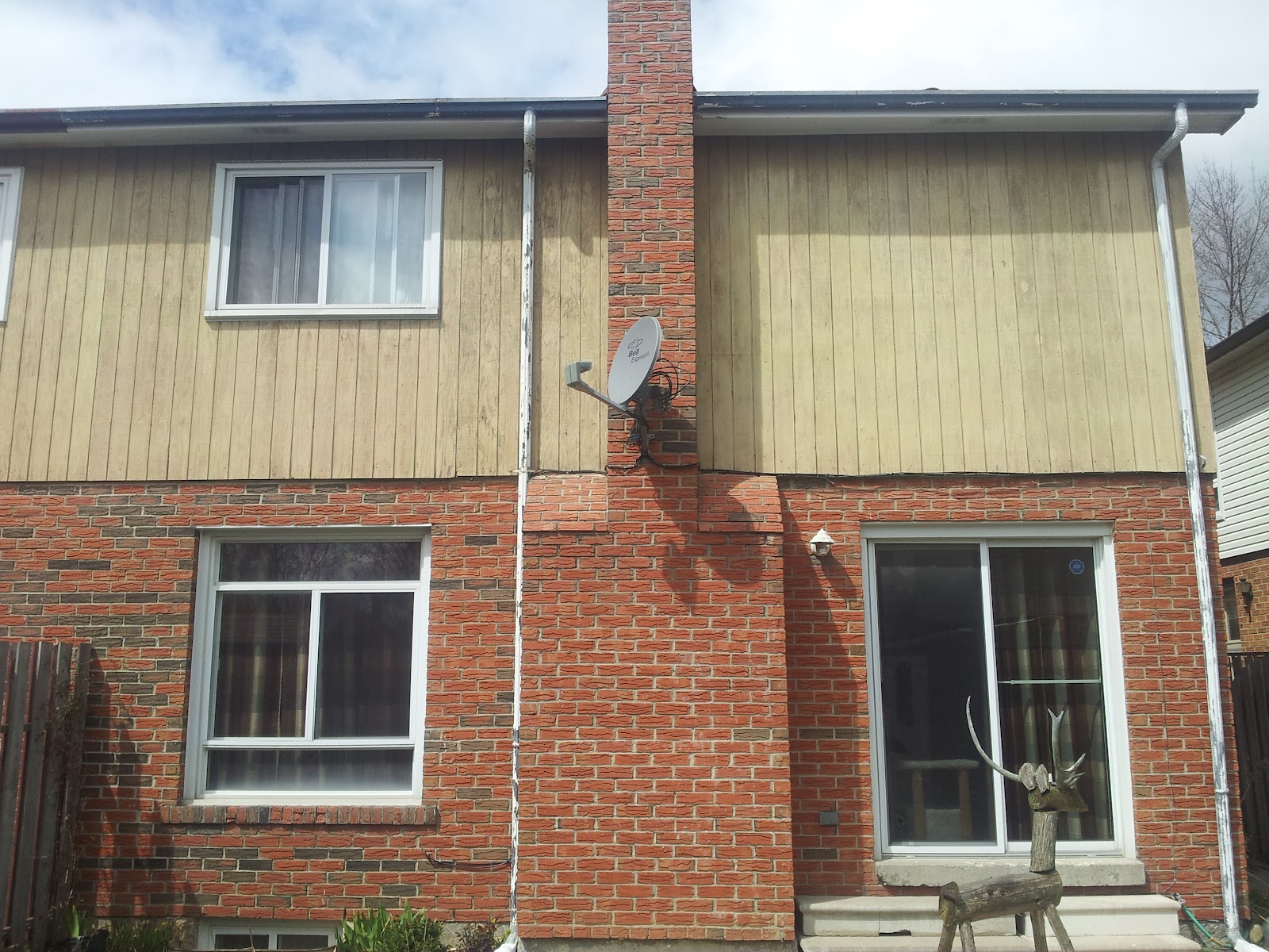 Siding, capping, soffit and fascia, eavestrough (gutters) system with