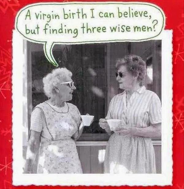 A virgin birth I can believe but finding three wise men?