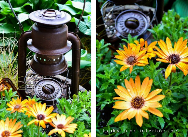 garden junk DIY salvaged rust garden art outdoors gardening decorating funky ... garden junk DIY salvaged rust garden art outdoors gardening decorating funky ...