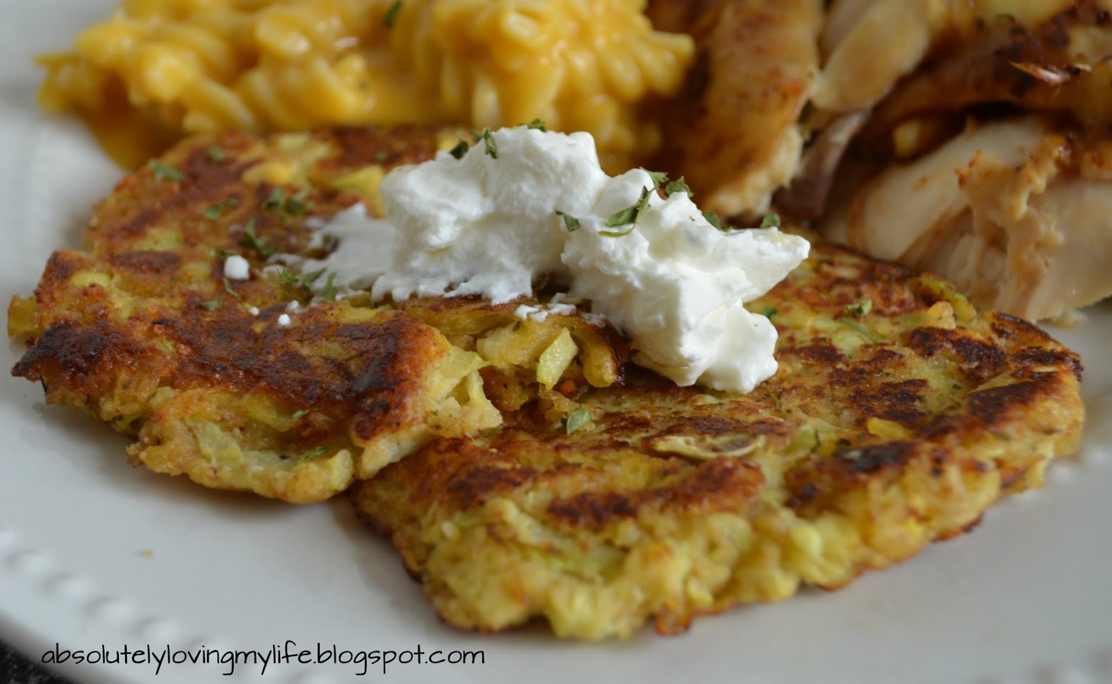 Loving Life Zucchini and Yellow Squash Fritters