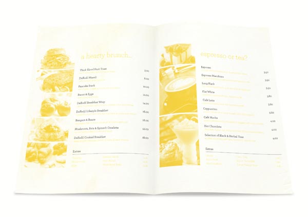 restaurant menu design