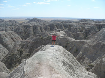 I'm on top of the world!  Okay the Badlands!