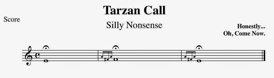 Grito do Tarzan - Tarzan Call Partitura