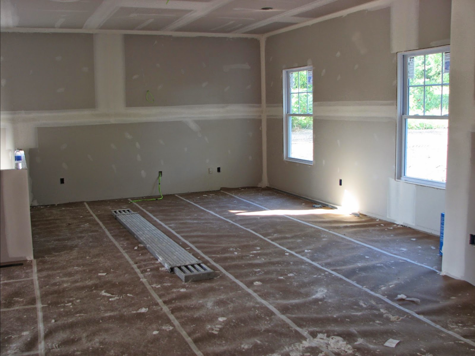 Stitches Of Violet Wall Mud Red Rosin Paper And Deck Boards