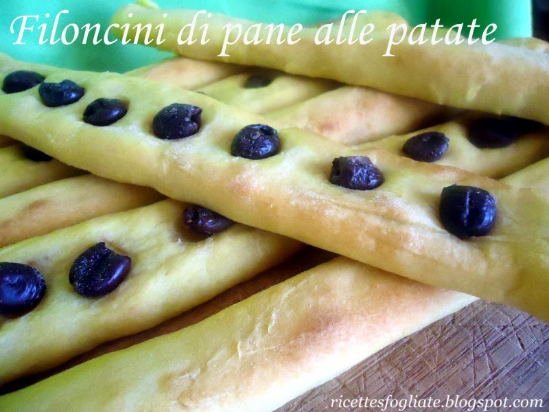 FILONCINI DI PANE ALLE PATATE (SENZA LIEVITO)