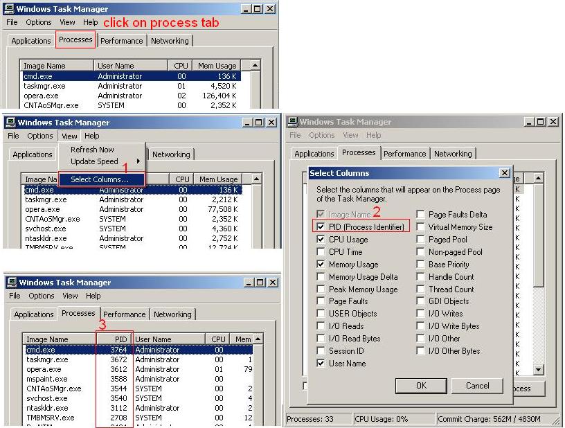 windows problems and solutions Command For Find Port Used By