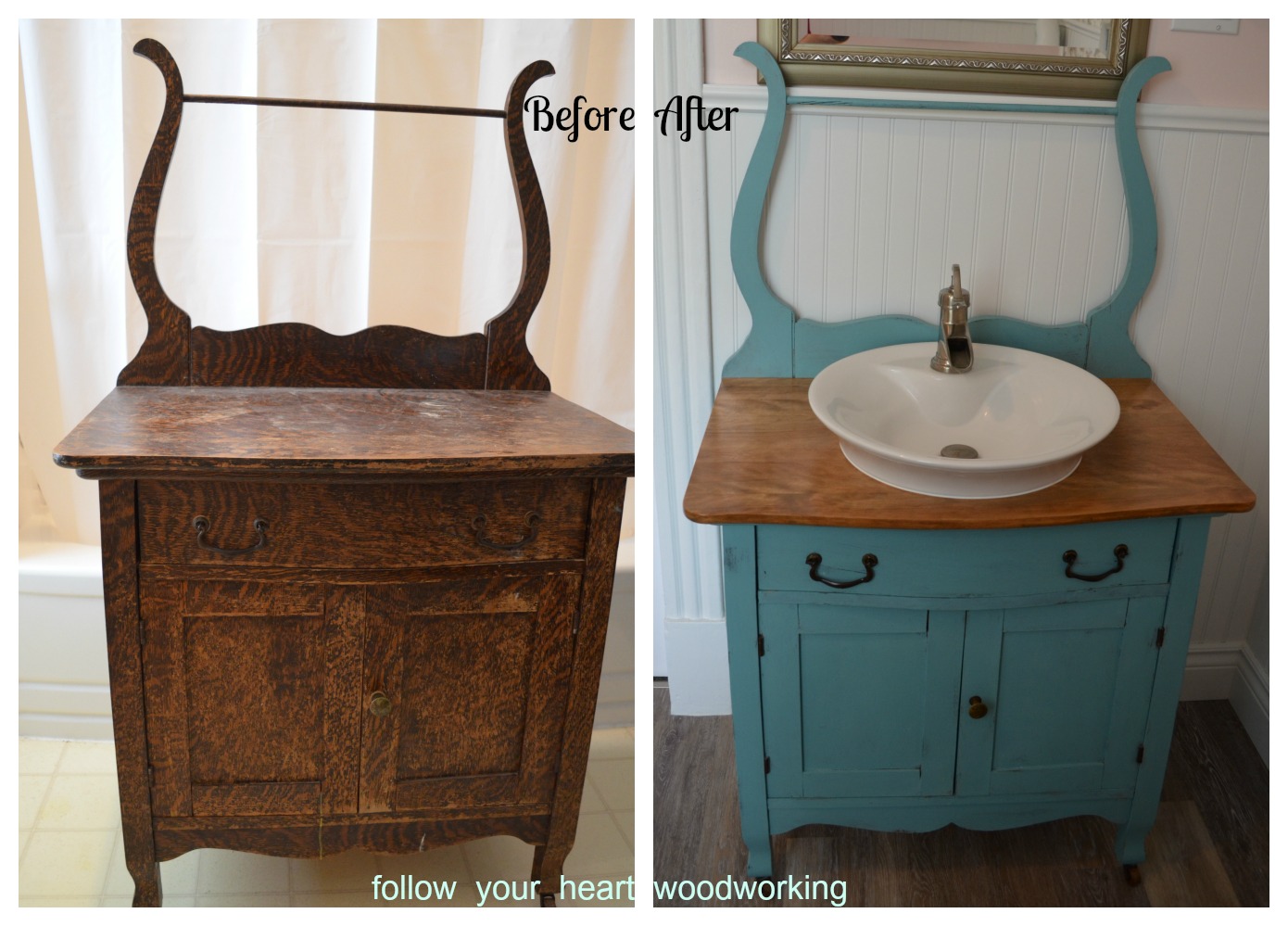 Follow Your Heart Woodworking Bathroom Renovation Part