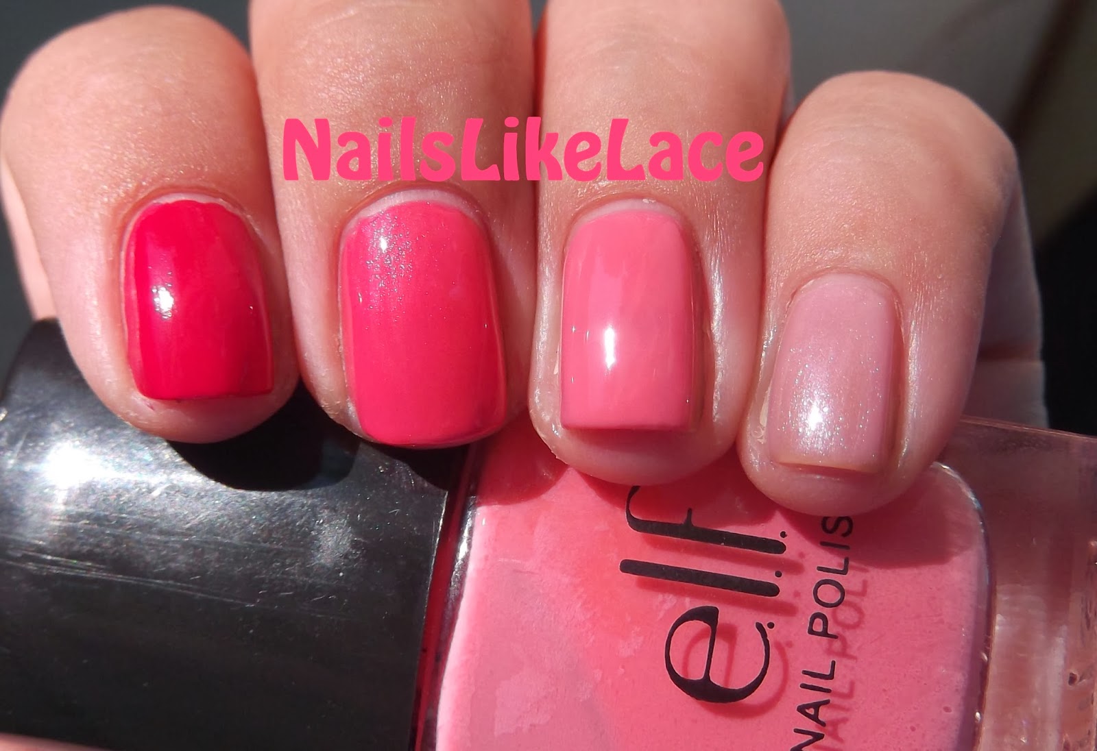 Light Bubblegum Pink Nails