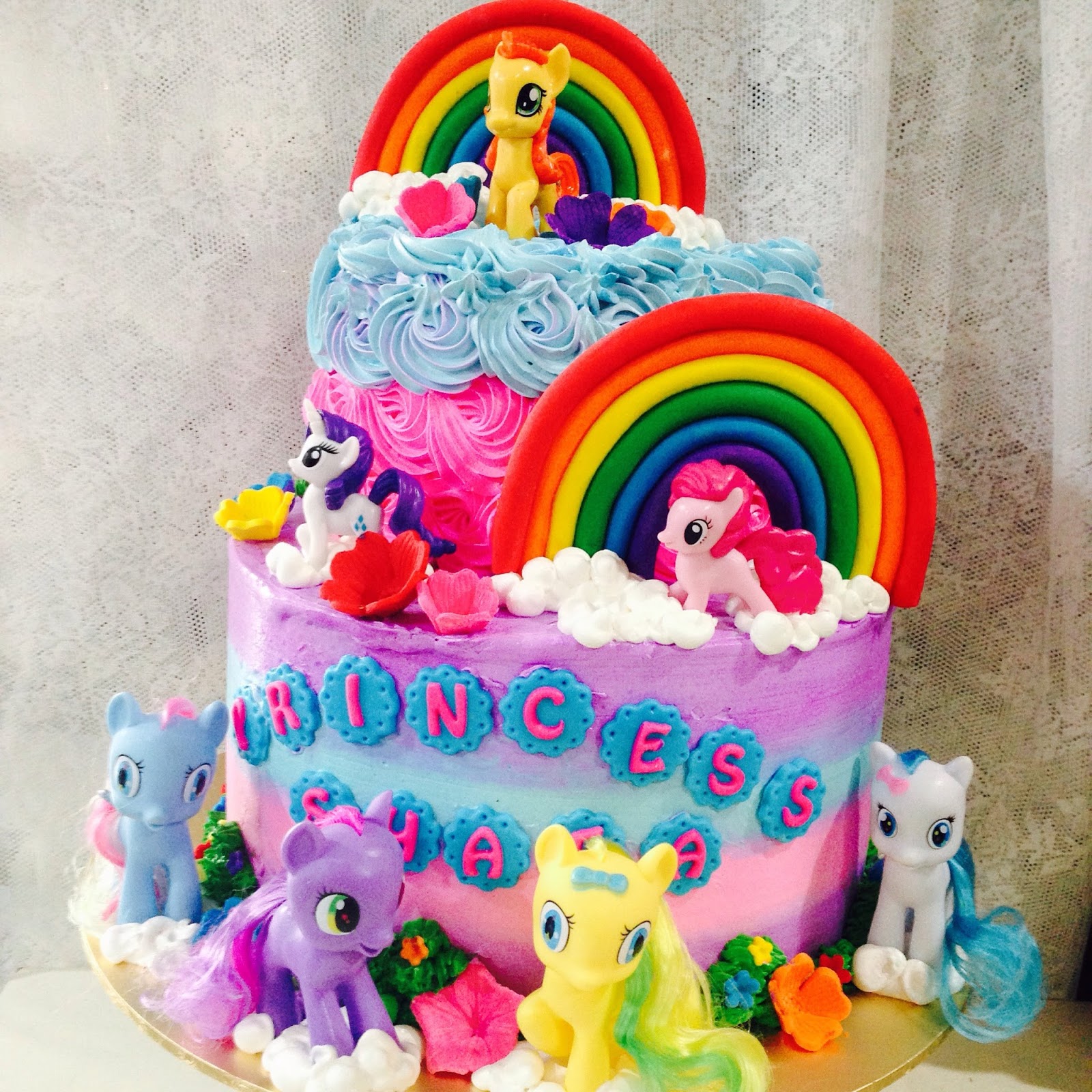 ninie cakes house Birthday Cakes My Little Pony Theme