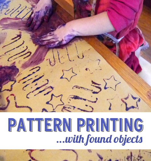 At home with Ali Time to Create Pattern Printing