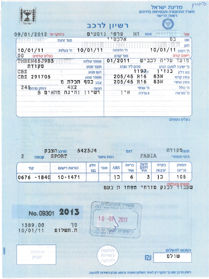 Vehicle License Fee
