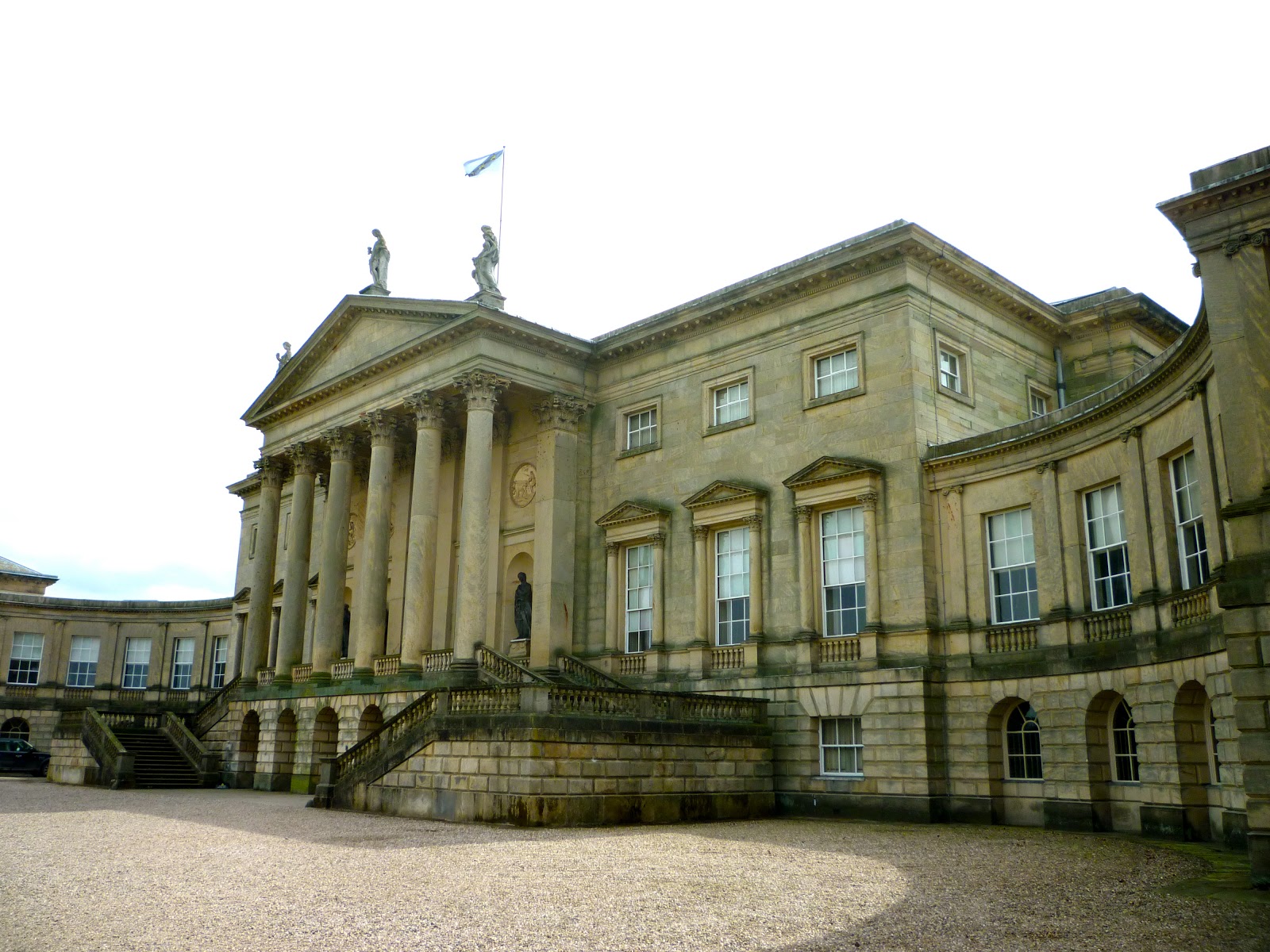 Kedleston Hall and The Duchess Lovebirds Vintage