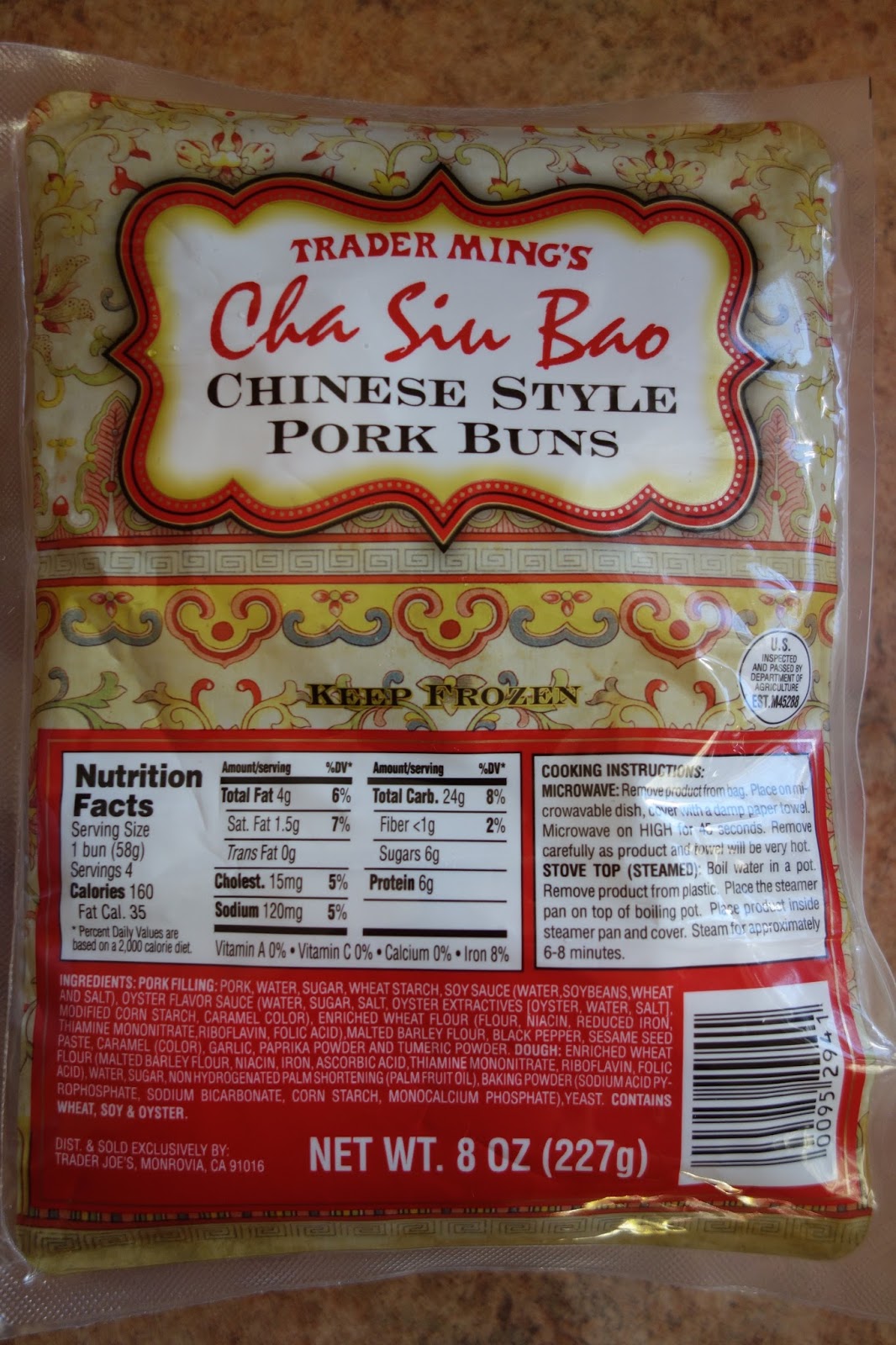 Trader Ming's Cha Siu Bao Chinese Style Pork Buns