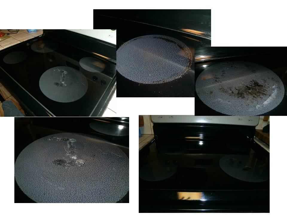 Pin Buster Cleaning a Glass Top Stove with Baking Soda BUSTED