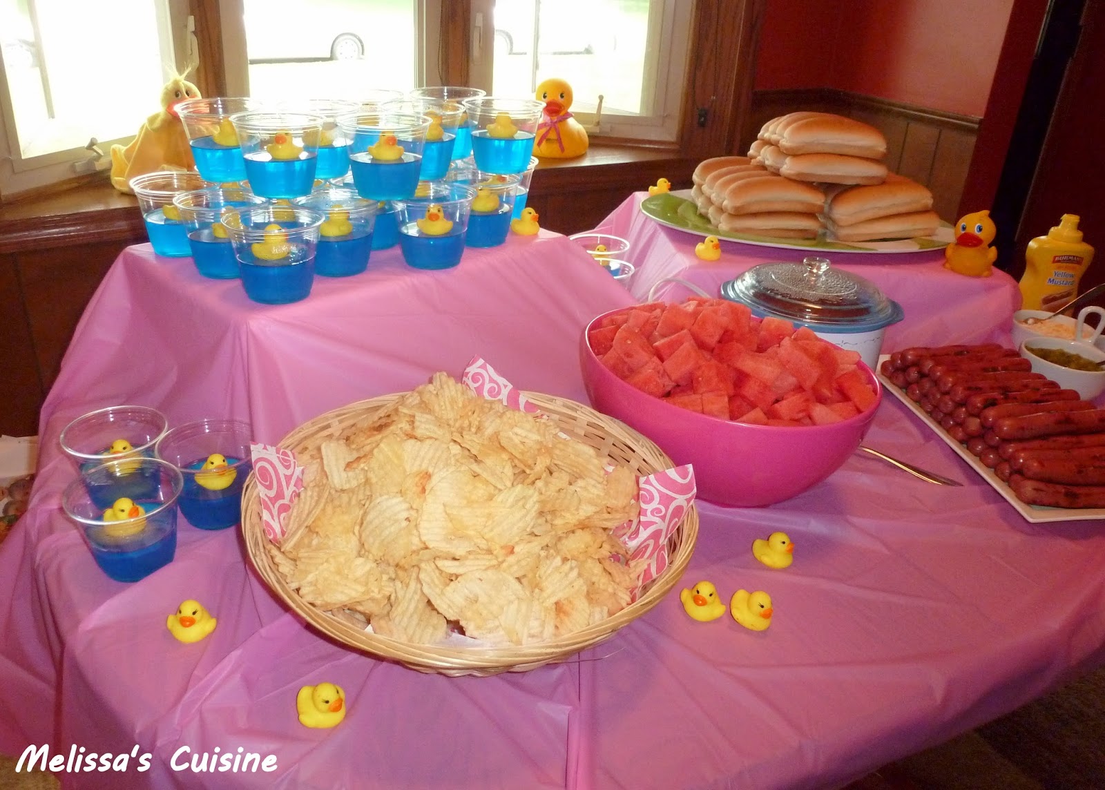 Melissa's Cuisine: Rubber Ducky First Birthday Party