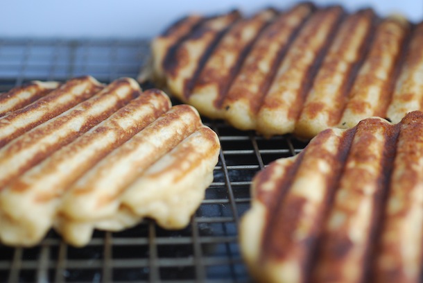 how to make waffles without a waffle pan