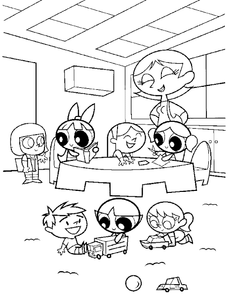 Powerpuff Girls Coloring Pages