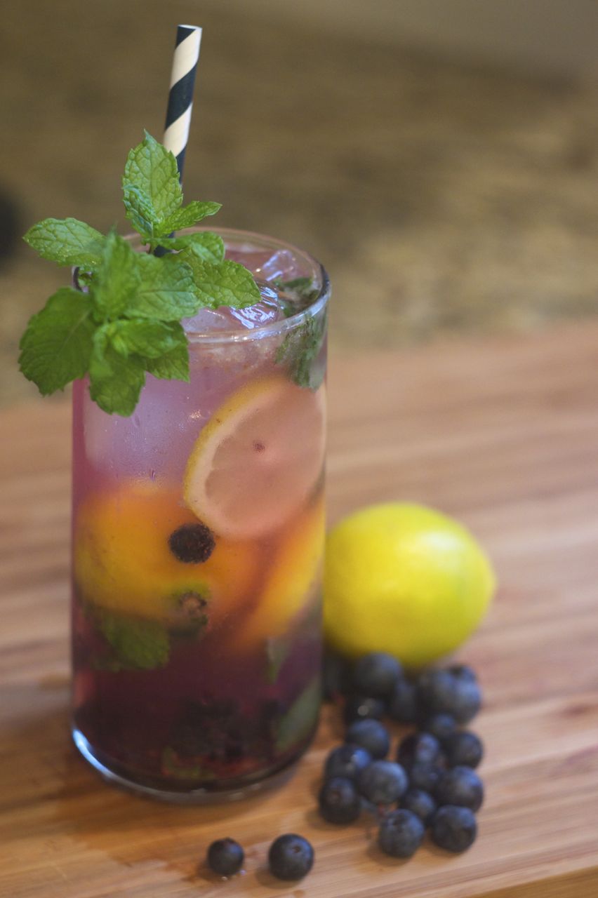 twentysomethings COCKTAIL BLUEBERRY LEMON MOJITO