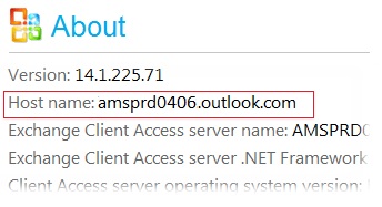 What Is Hostname For Outlook