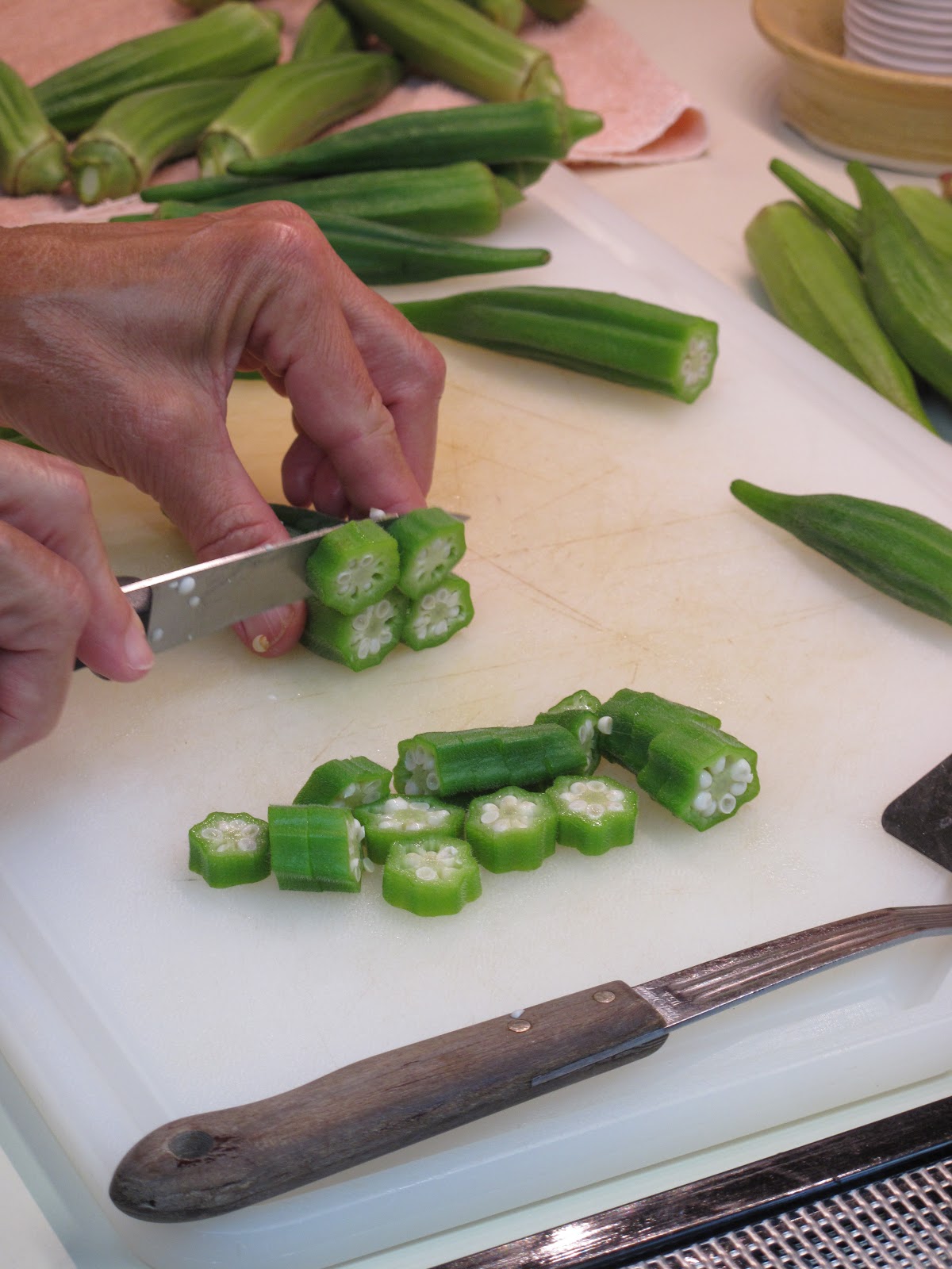 Wings of Dawn Farm Drying Okra