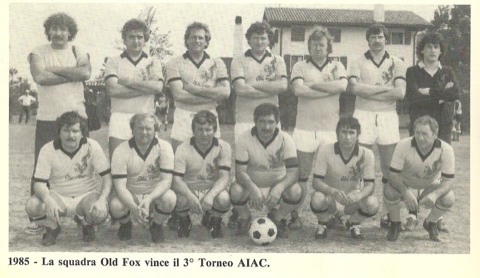 Old Fox f.c Campioni A.I.A.C 1984-85