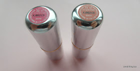 sheer natural lipsticks in pink and coral smooth colour 