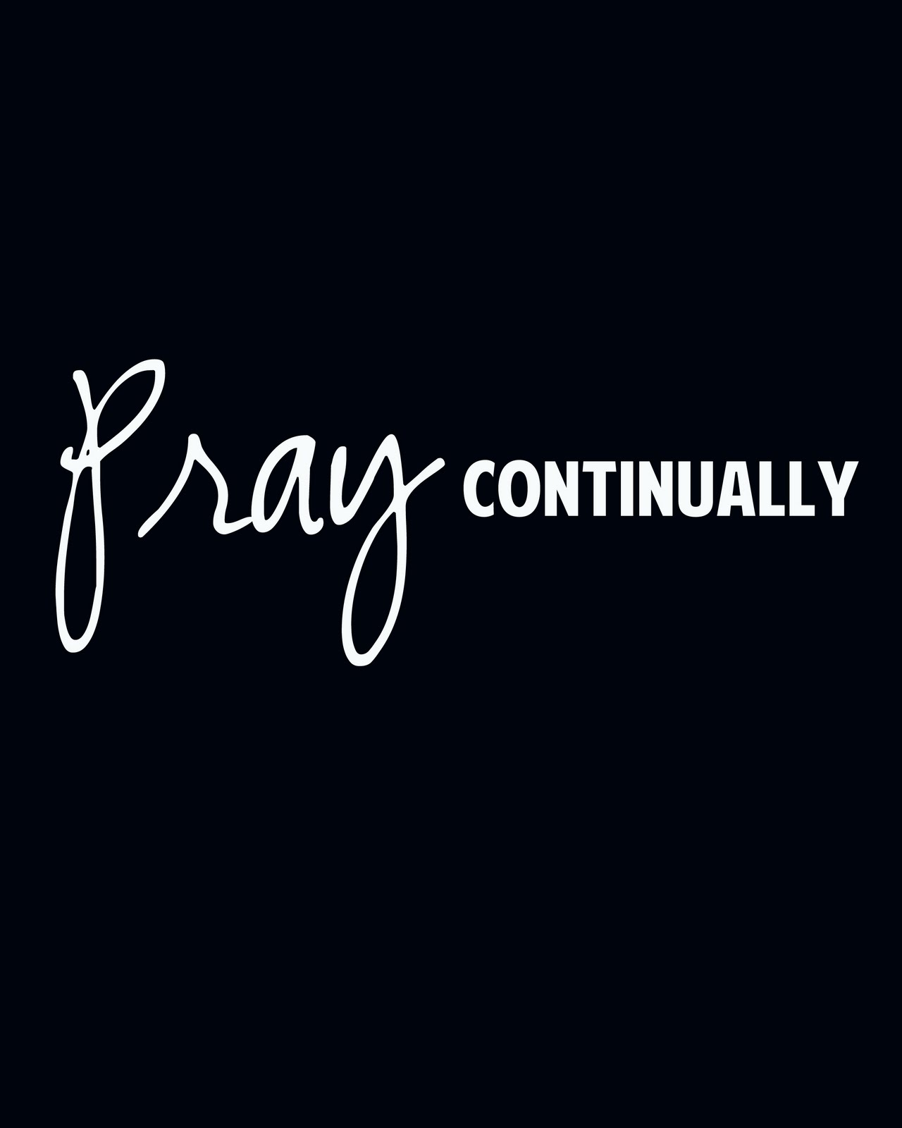 Pray Continually Coloring Page Pray Continually Coloring Page